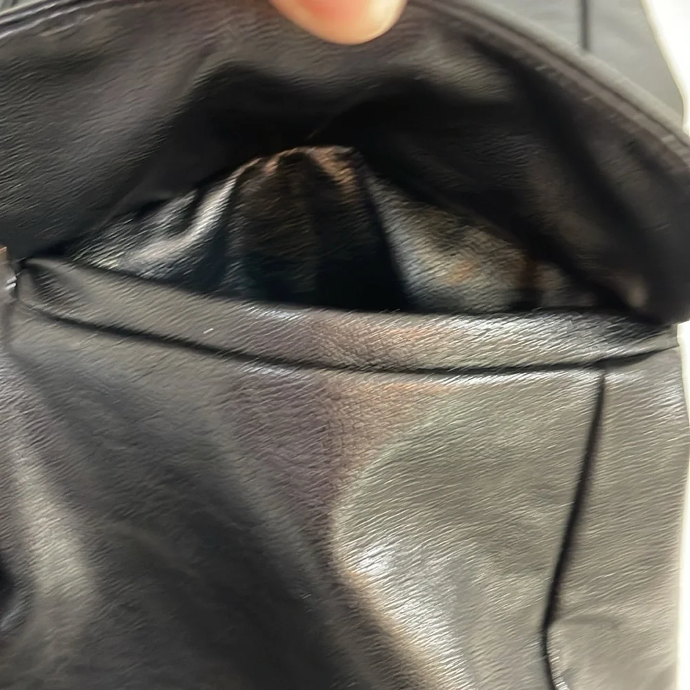 NWT Princess Polly Ellen Faux Leather Blazer Jacket Size S/M Black Tailored - Picture 10 of 10